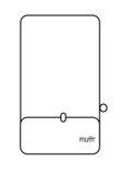 Eample sketch of a urinal water fountain: Created with Apple Preview